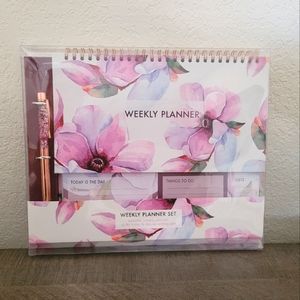 Floral Weekly Planner Set
